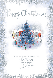 General Christmas card - Christmas tree