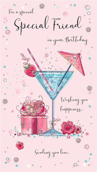Friend birthday card - birthday cocktails
