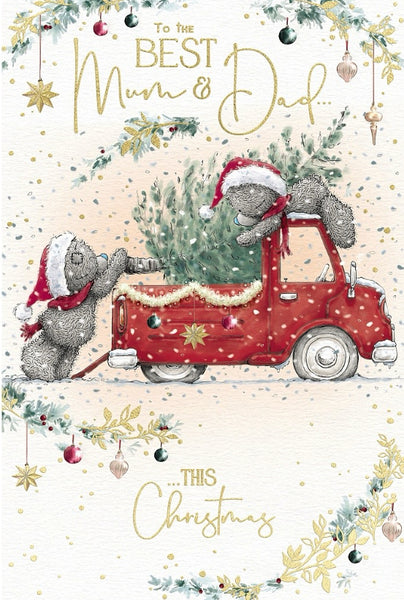 Me to you - Mum and Dad Christmas card