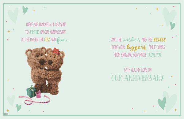 Our anniversary card - cute bears