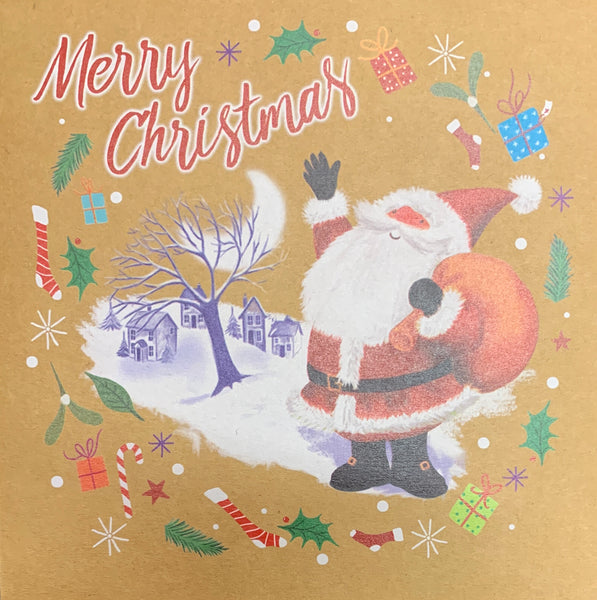 Christmas card multi pack - 10 cute Xmas cards