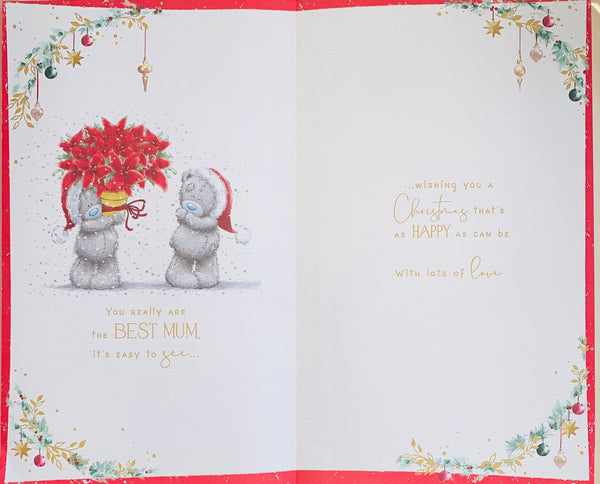Me to you- Mum Christmas card - large card