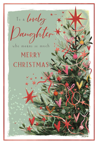 Daughter Christmas card - Christmas tree
