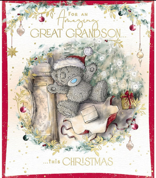 Me to you - Great Grandson Christmas card