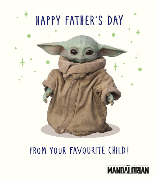Dad Father’s Day card- Star Wars Mandalorian
