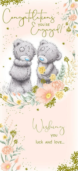 Me to you Engagement congratulations card