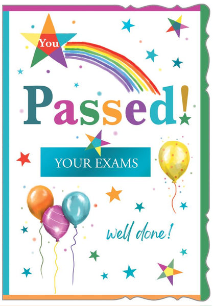 Exam congratulations card