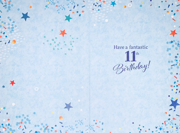Age 11 birthday card