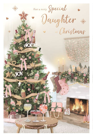 Daughter Christmas card - Christmas home