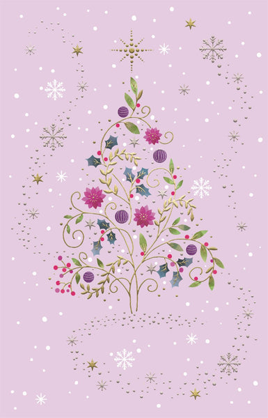 Daughter and Son in law Christmas card - large luxury card