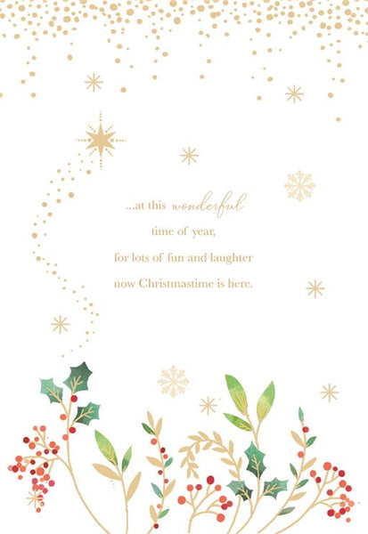 Special couple Christmas card- large card