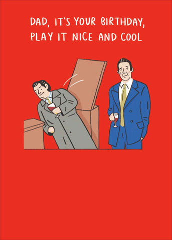 Funny Dad birthday card - only fools