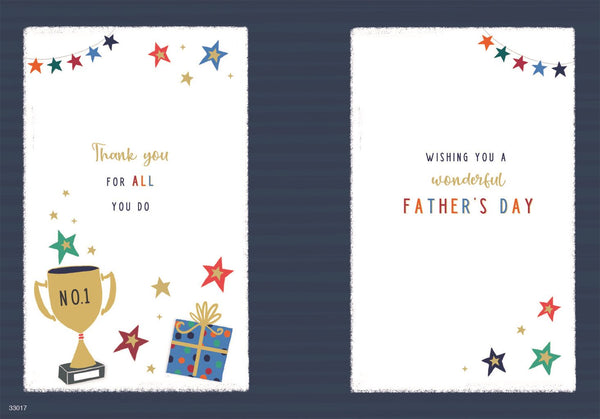 Dad Father’s Day card- football