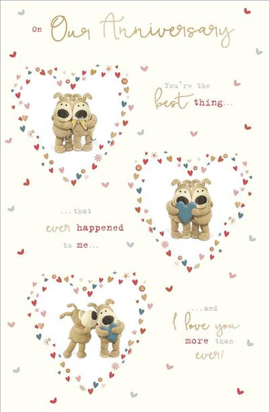 Our anniversary card- Boofle