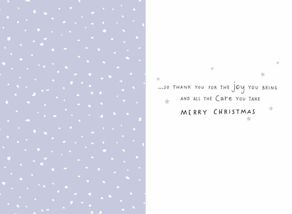 Mum Christmas card- cute polar bears