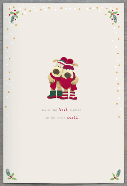 Fiancée Christmas card - Boofle