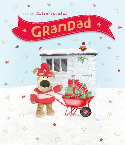 Grandad Christmas card - Boofle