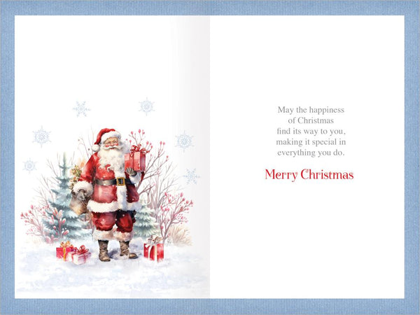 Husband Christmas card- Santa
