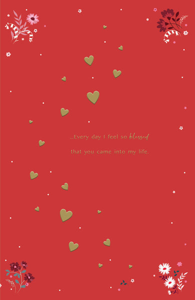 Wife Valentine’s Day card - loving hearts