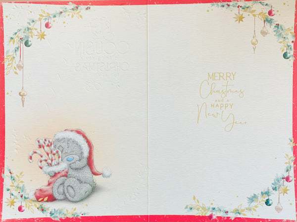 Me to you - cousin Christmas card