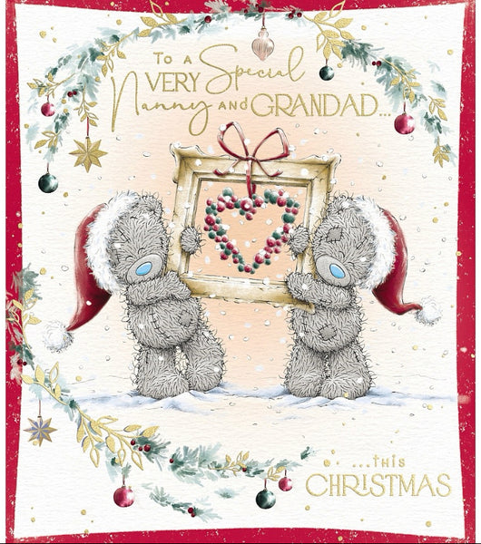 Me to you - Nanny and Grandad Christmas card