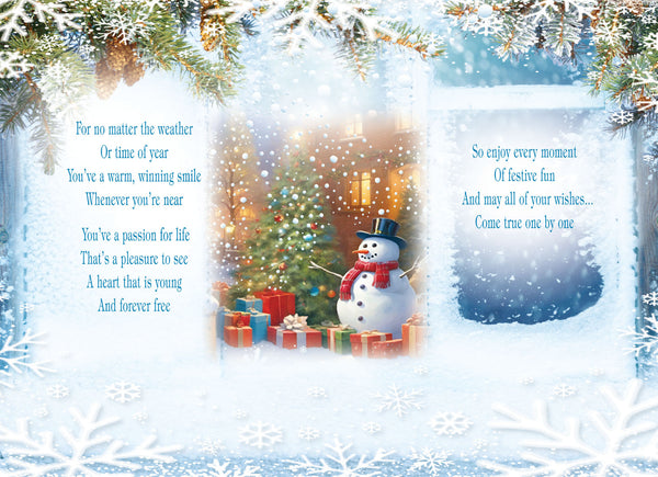 Nephew Christmas card- Sentimental verse