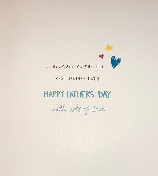 Daddy Father’s Day card - big hugs