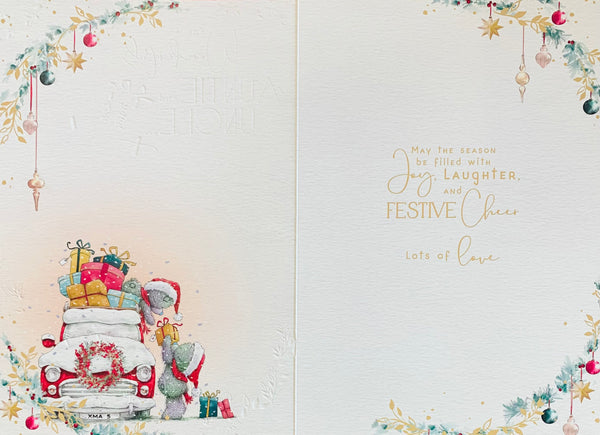 Me to you - Auntie and Uncle Christmas card