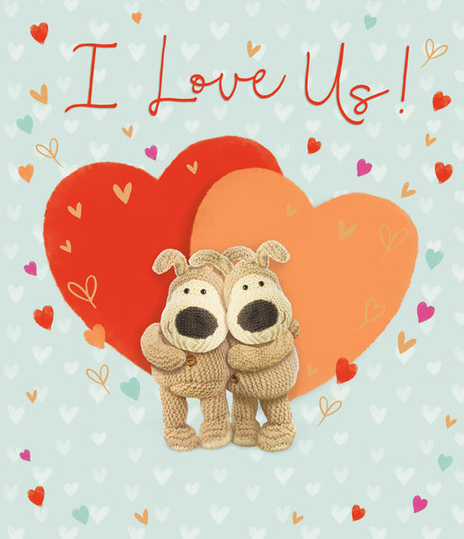 Boofle Valentine’s Day card - loves us