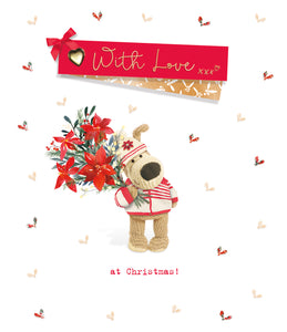 With love Christmas card - Boofle