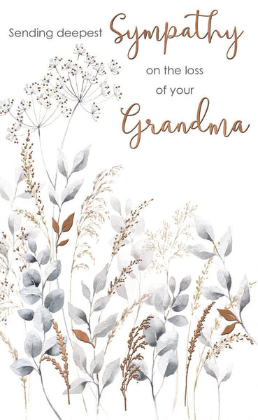 Loss of your Grandma Sympathy card