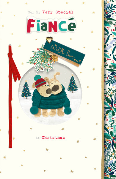 Fiancé Christmas card - Boofle