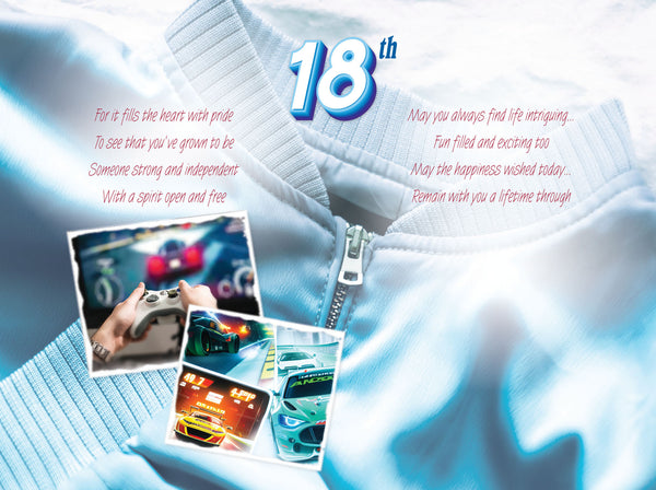 Son 18th birthday card