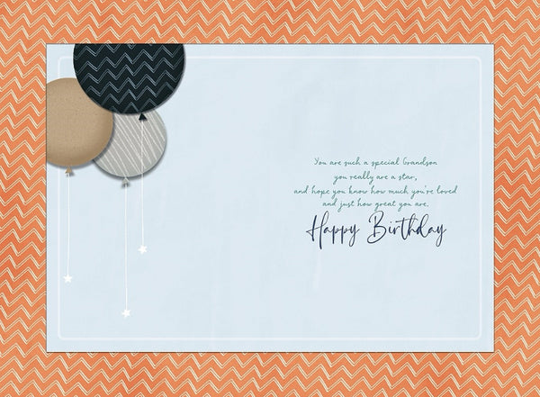 Grandson birthday card - birthday beers