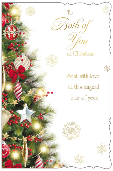 To both of you Christmas card- Xmas tree