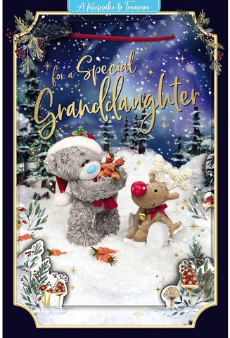 Me to you- Granddaughter 3D Christmas card
