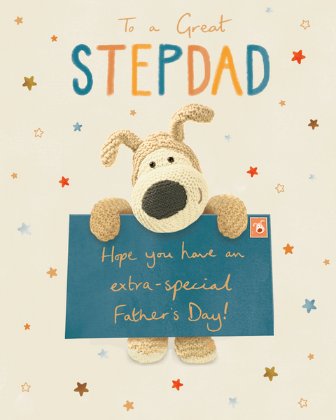 Step dad Father’s Day card- Boofle