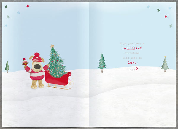 Dad Christmas card - Boofle