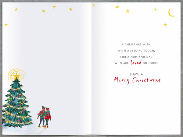 Mam and Dad Christmas card