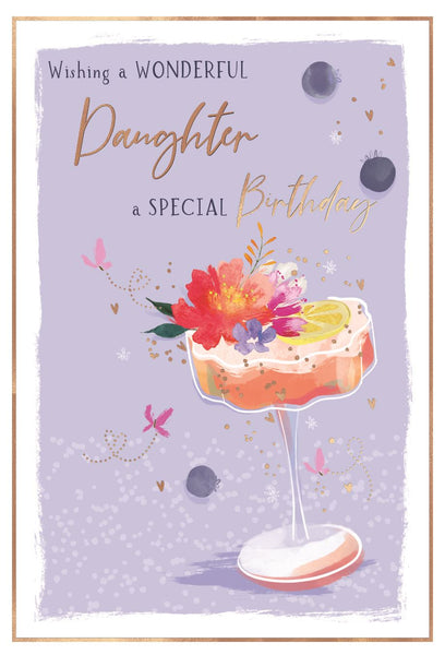 Daughter birthday card - birthday cocktails