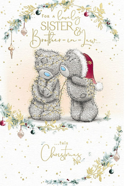 Me to you - Sister and Brother in law Christmas card