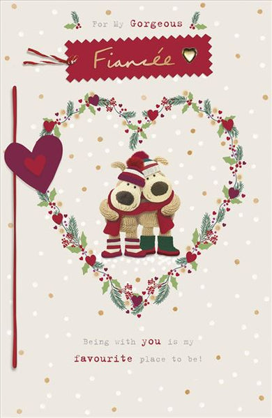 Fiancée Christmas card - Boofle