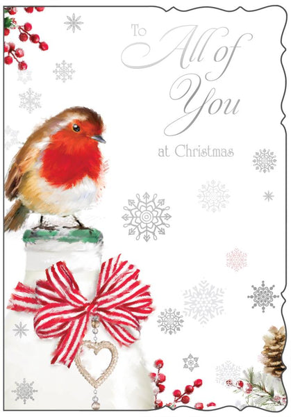 To all of you Christmas card - Christmas Robin