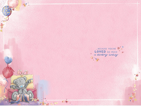 Me to you general birthday card - birthday gifts and balloons