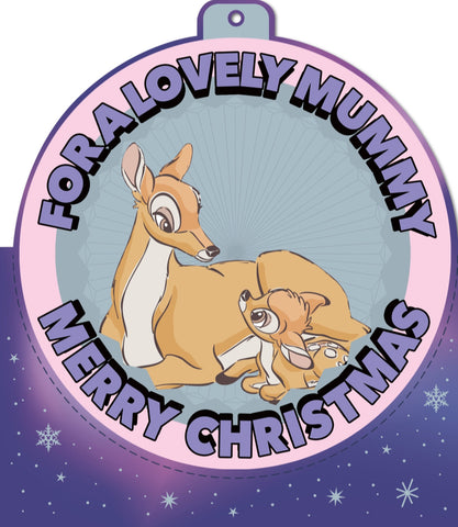 Mummy Christmas card- Bambi