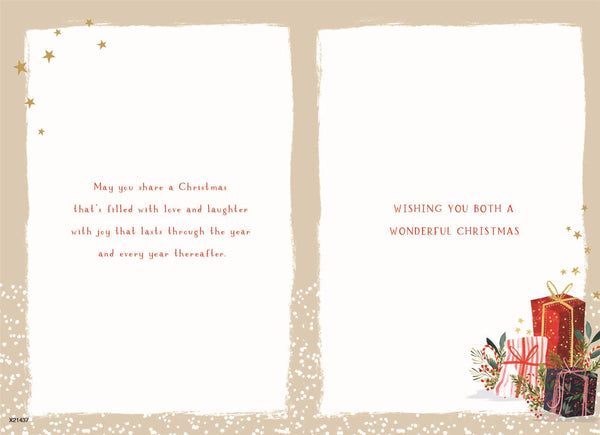 Mum and Partner Christmas card - Xmas gifts