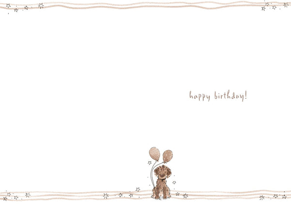 Dog mum birthday card - general birthday card from the dog