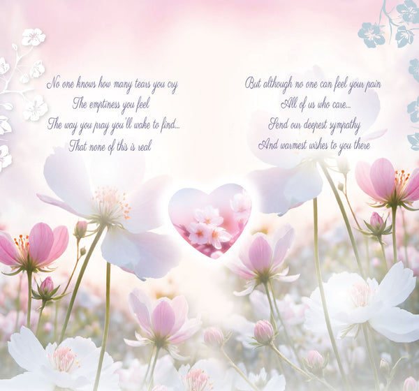 Sympathy card - caring verse