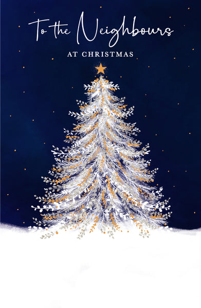 Neighbours Christmas card - Christmas tree