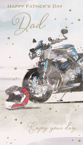 Dad Father’s Day card- motorbike